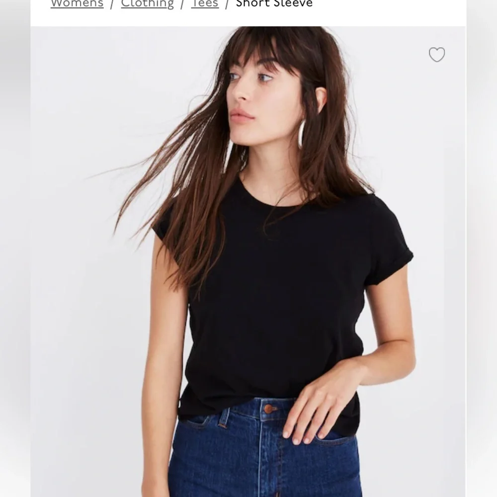 Madewell Light Pink Northside Vintage Short Sleeve Tee - Picture 9 of 10
